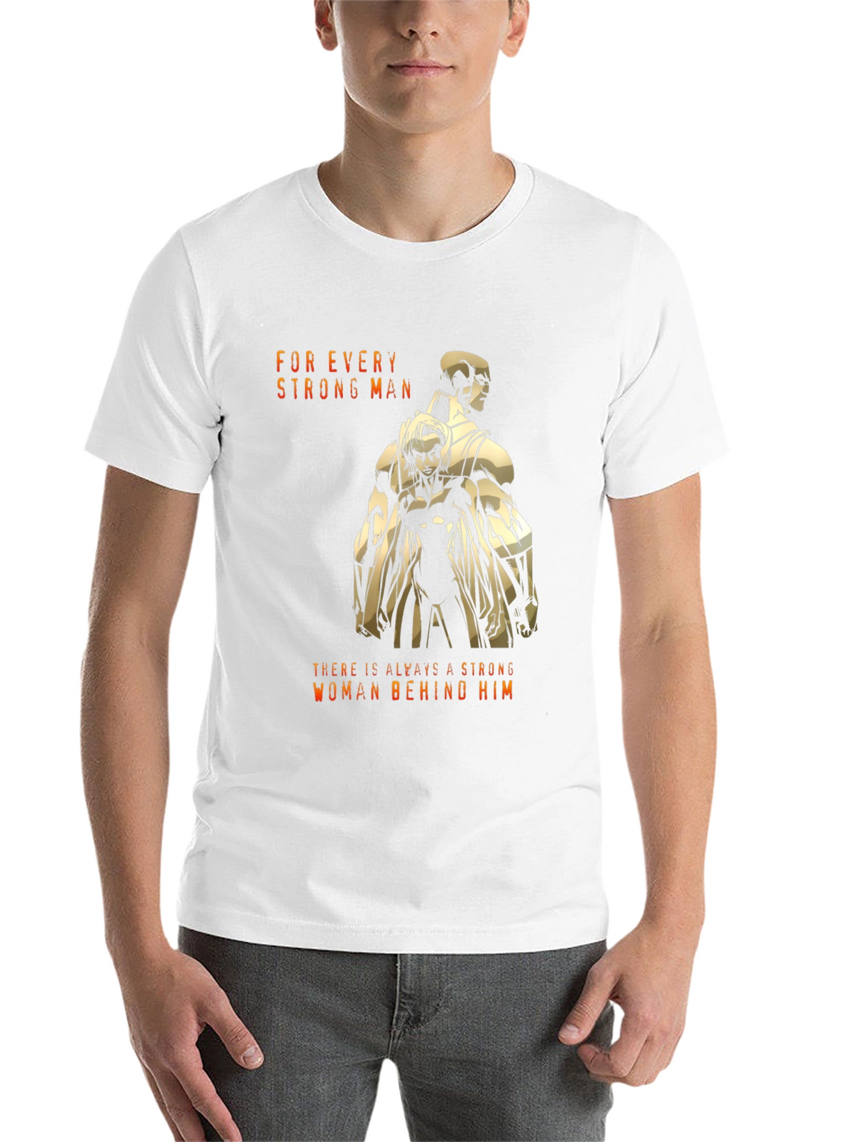 Strong Man/Woman Graphic T-Shirt