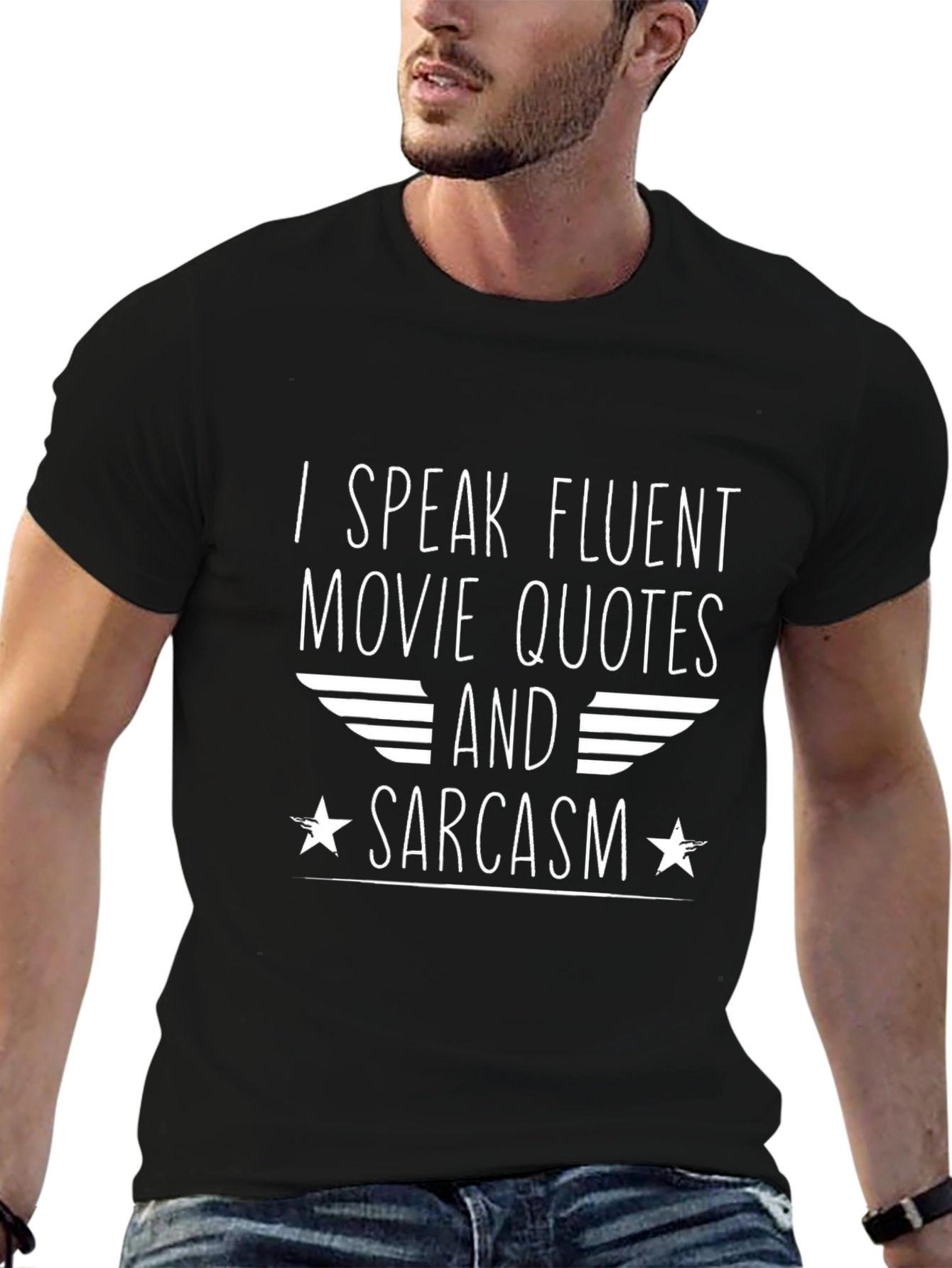 Fluent Movie Quotes & Sarcasm Graphic Tee