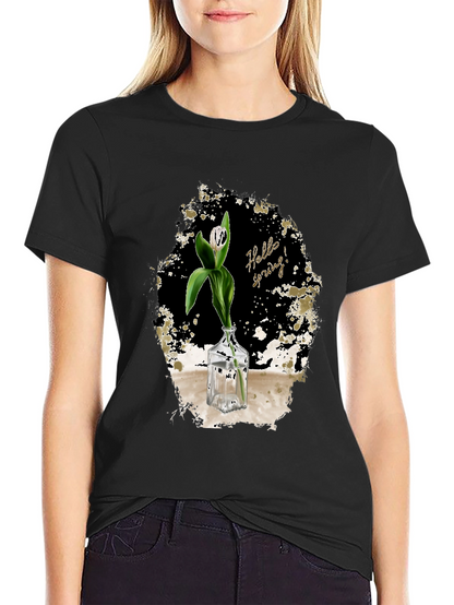 Hello Spring Floral T-Shirt