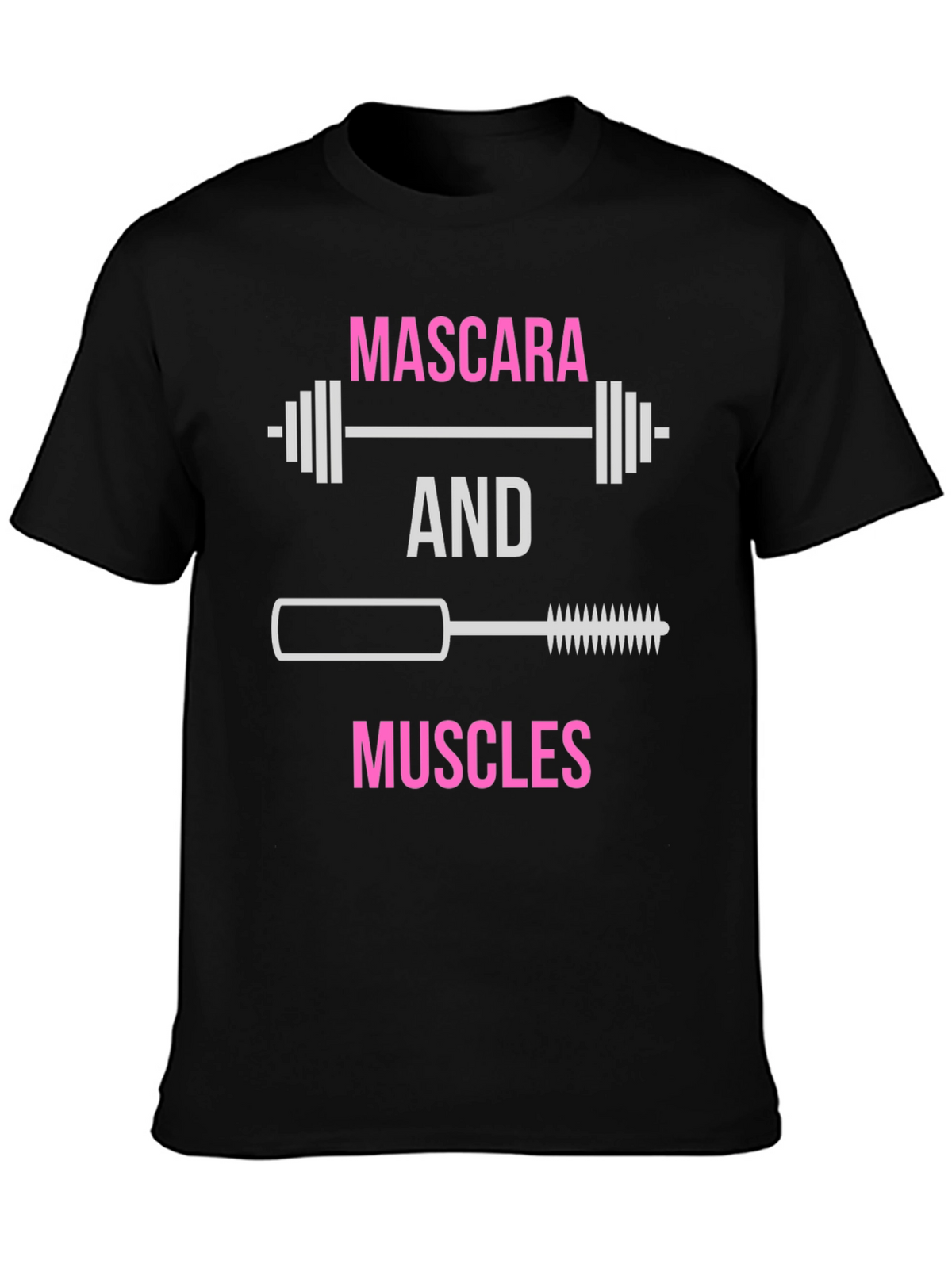 Mascara & Muscles Graphic T-Shirt