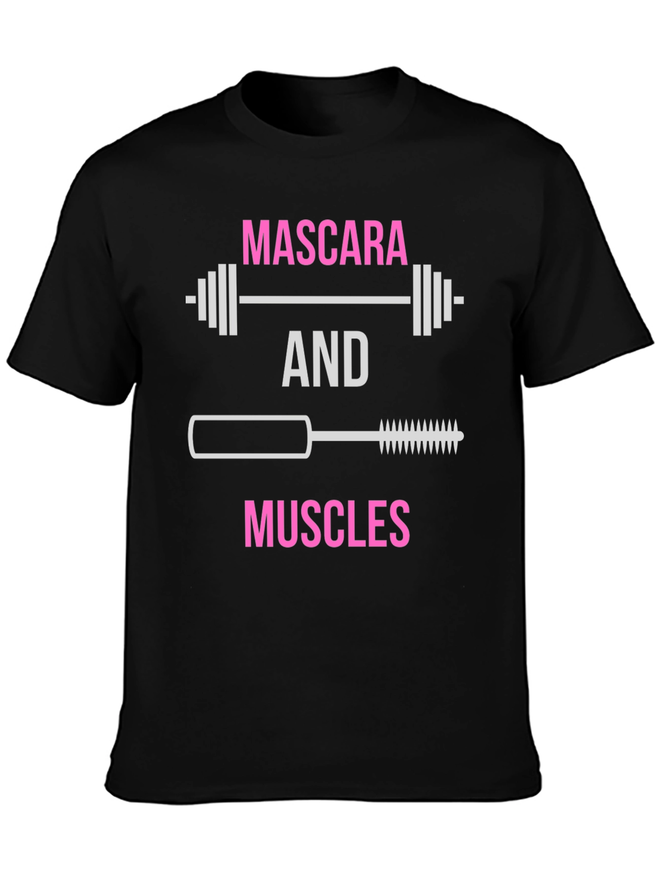 Mascara & Muscles Graphic T-Shirt