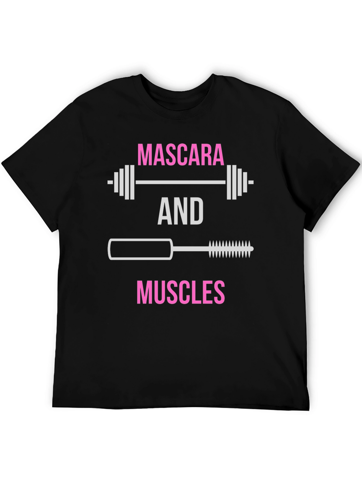 Mascara & Muscles Graphic T-Shirt
