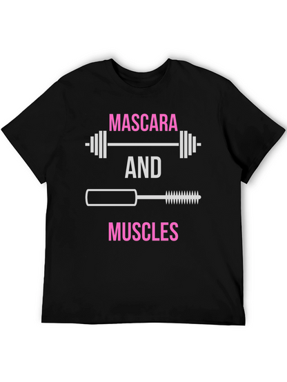 Mascara & Muscles Graphic T-Shirt