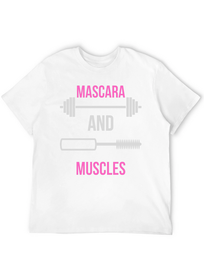 Mascara & Muscles Graphic T-Shirt