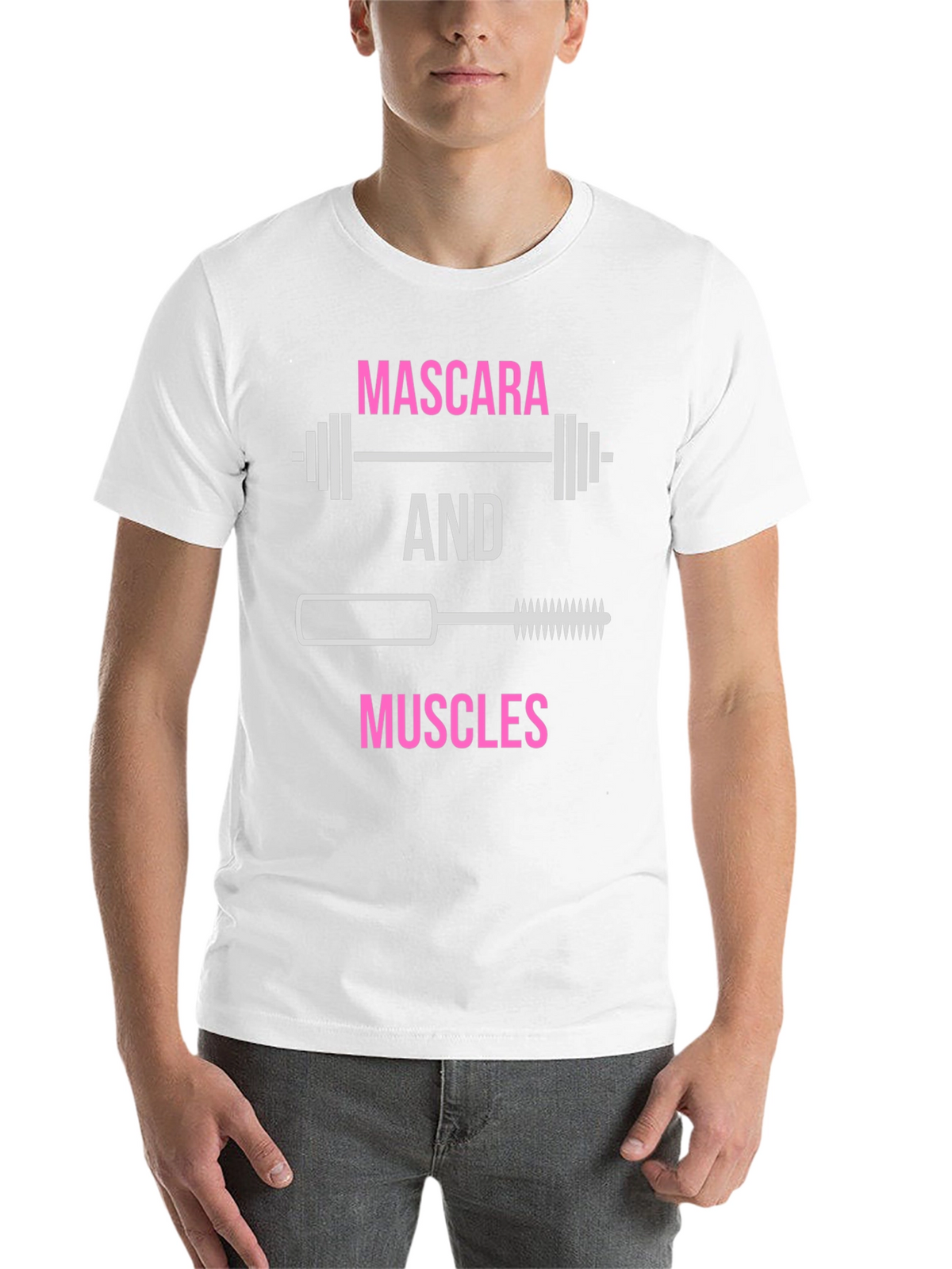 Mascara & Muscles Graphic T-Shirt