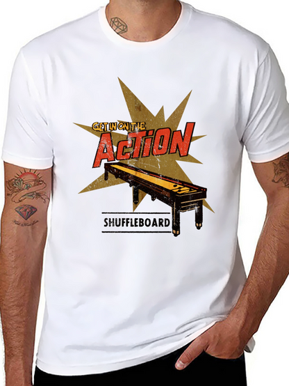 Shuffleboard Action T-Shirt