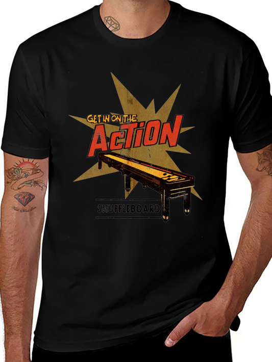 Shuffleboard Action T-Shirt