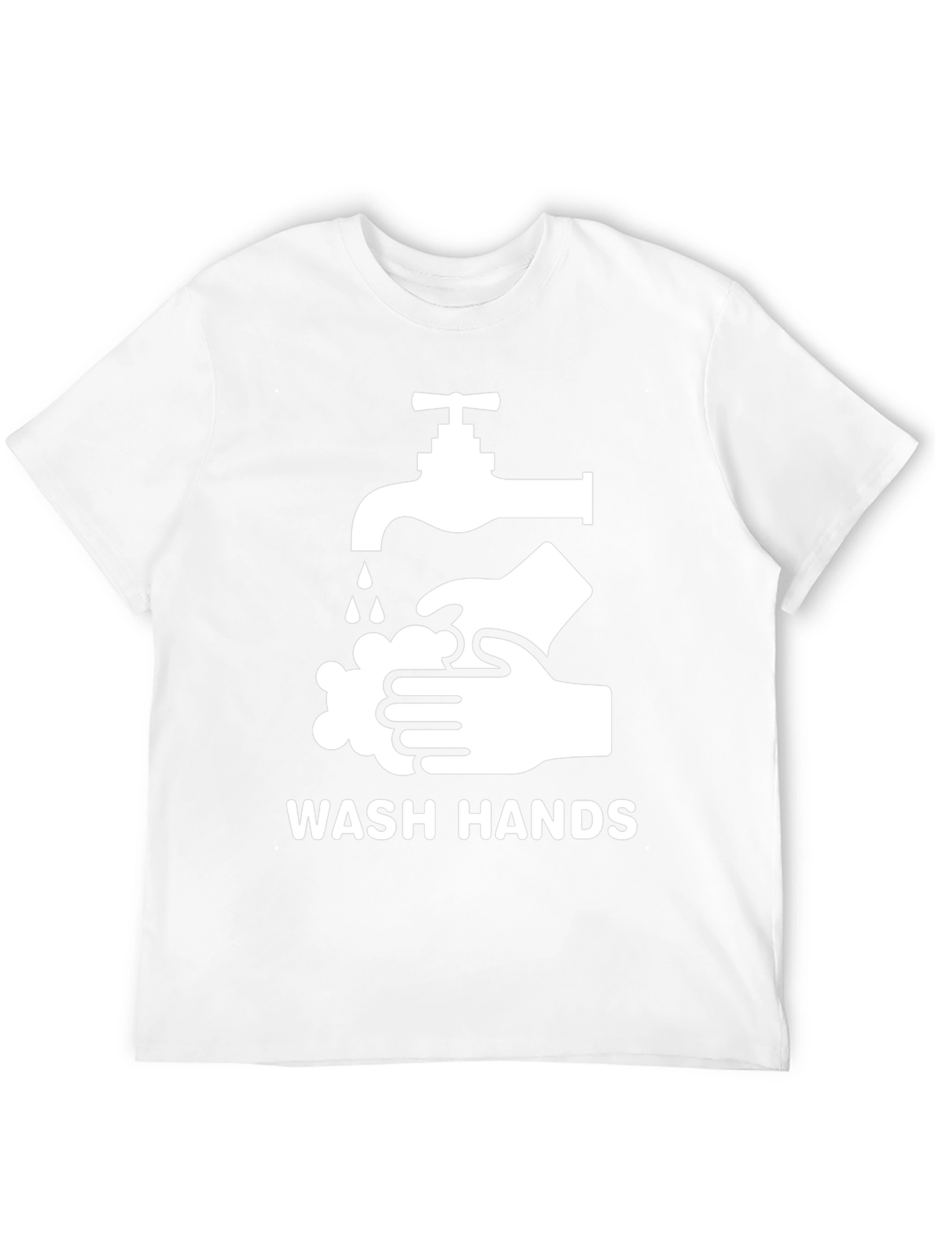 Wash Hands Graphic Tee - Black