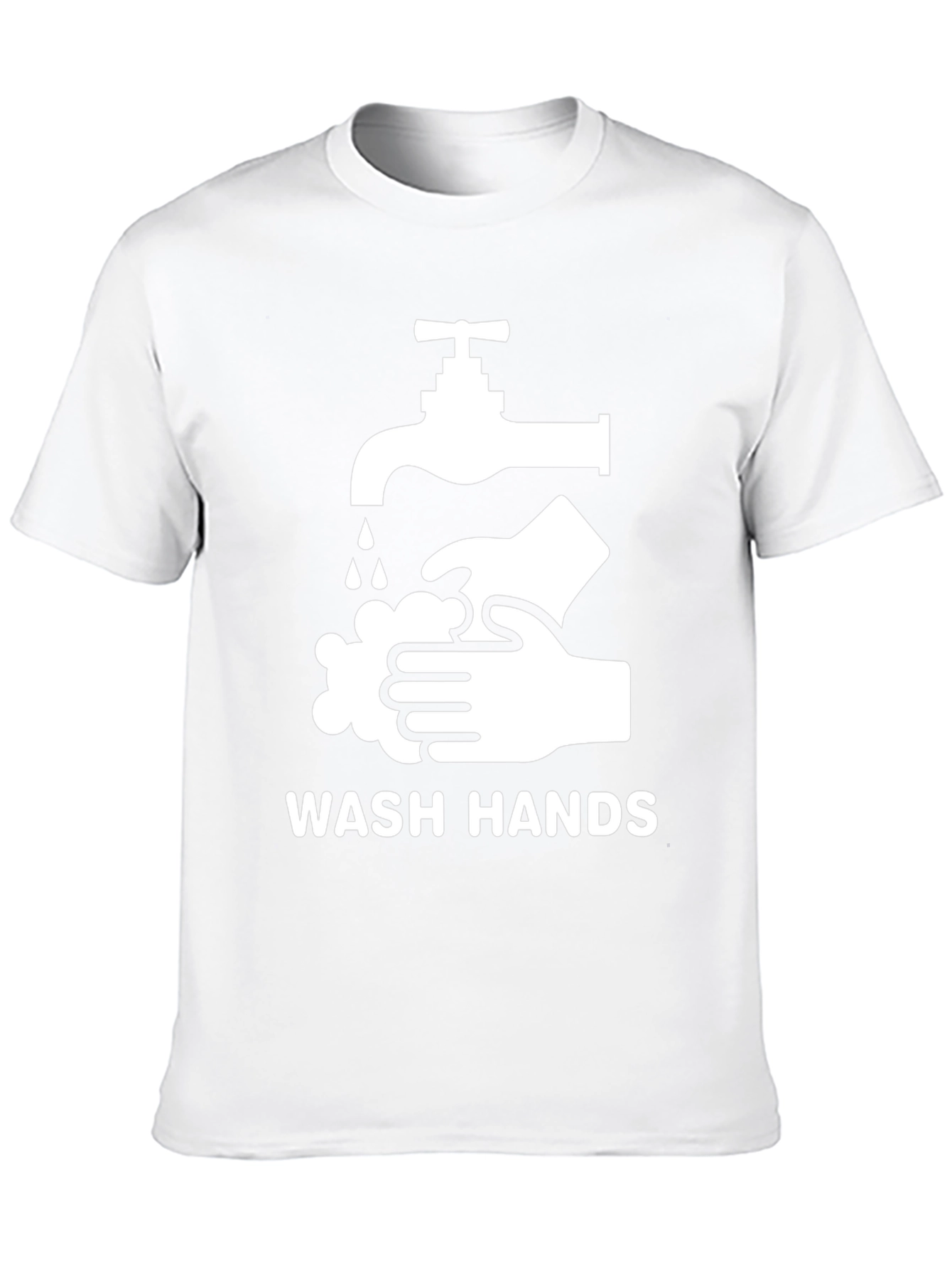 Wash Hands Graphic Tee - Black
