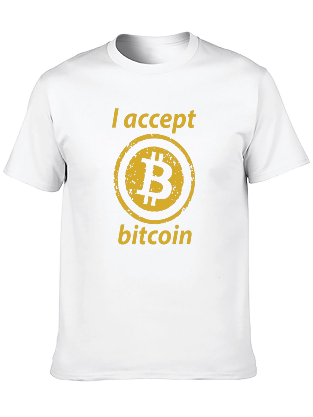 I Accept Bitcoin T-Shirt - Crypto Currency Tee