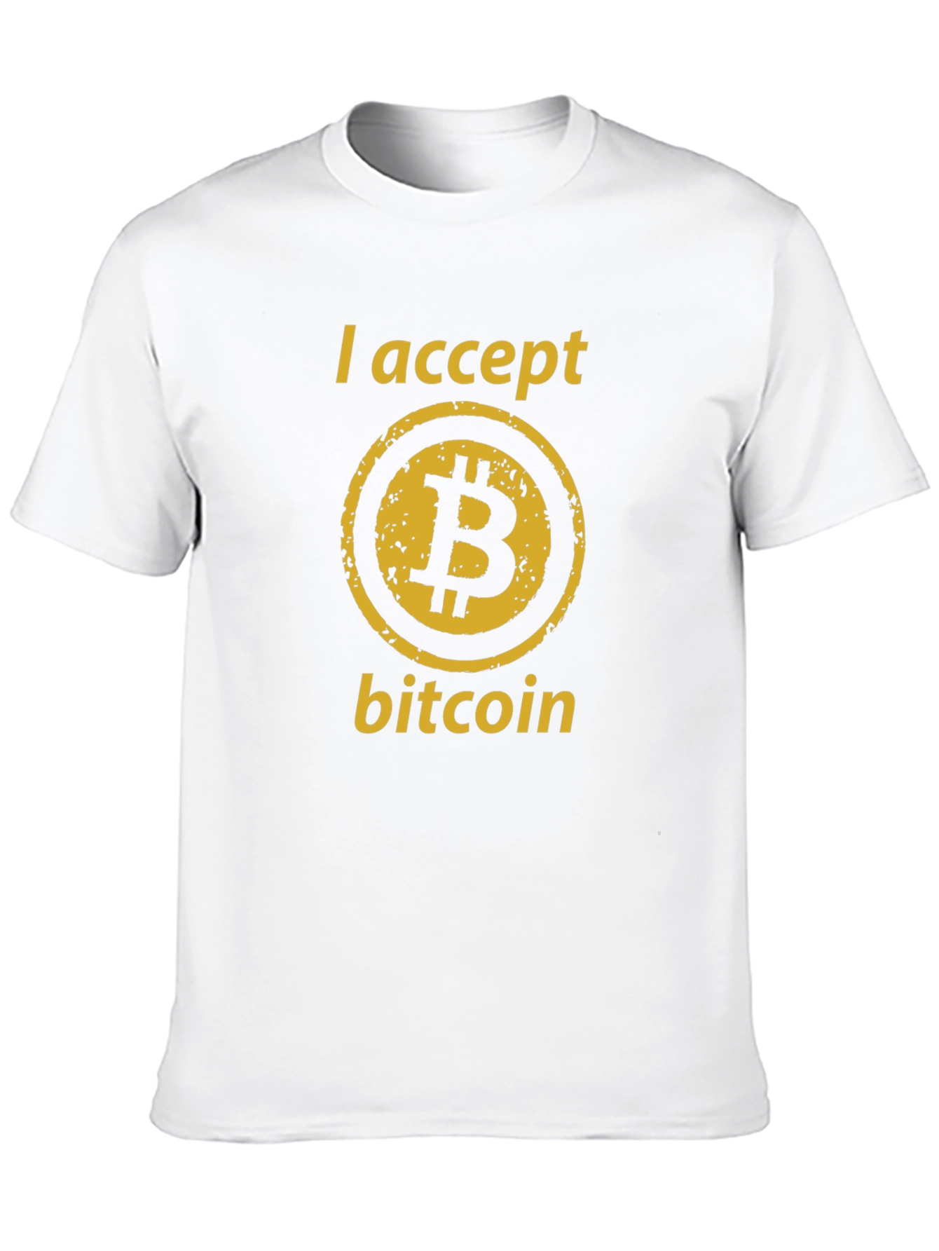 I Accept Bitcoin T-Shirt - Crypto Currency Tee