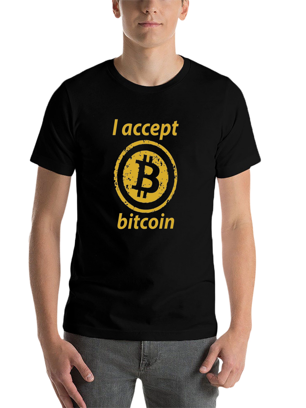 I Accept Bitcoin T-Shirt - Crypto Currency Tee