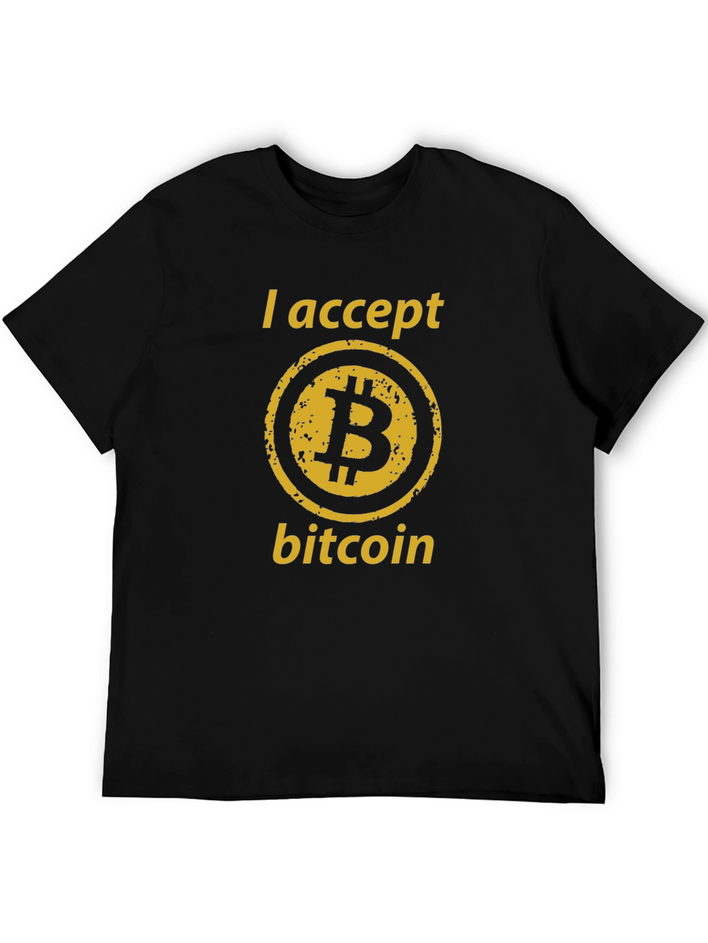 I Accept Bitcoin T-Shirt - Crypto Currency Tee
