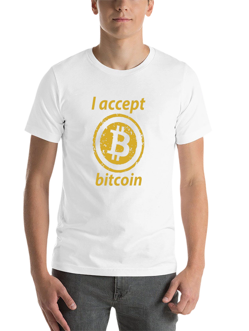 I Accept Bitcoin T-Shirt - Crypto Currency Tee