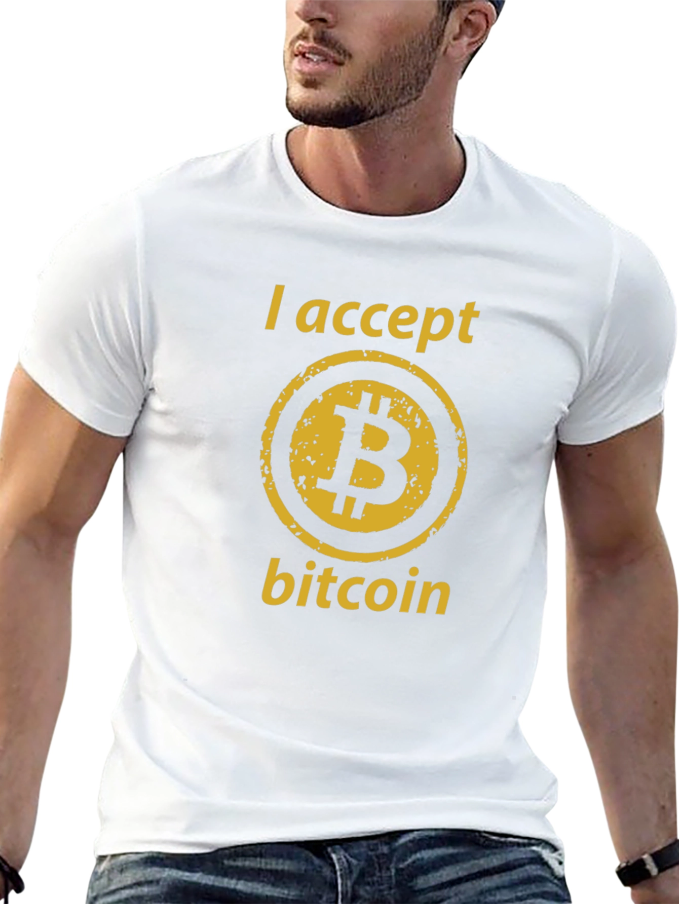 I Accept Bitcoin T-Shirt - Crypto Currency Tee