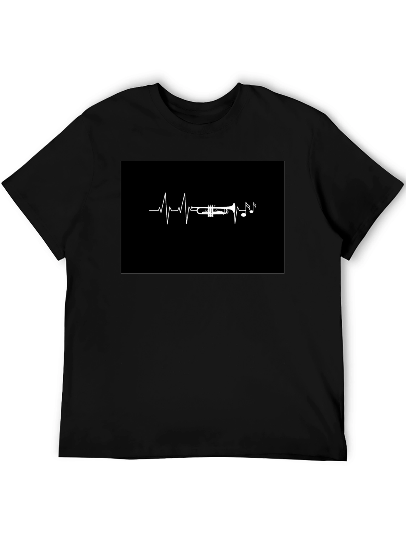 Trumpet Heartbeat T-Shirt - Musician Tee