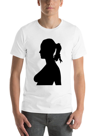 Silhouette Woman Graphic Tee - Classic Black T-Shirt