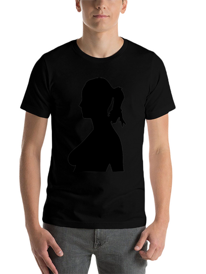 Silhouette Woman Graphic Tee - Classic Black T-Shirt