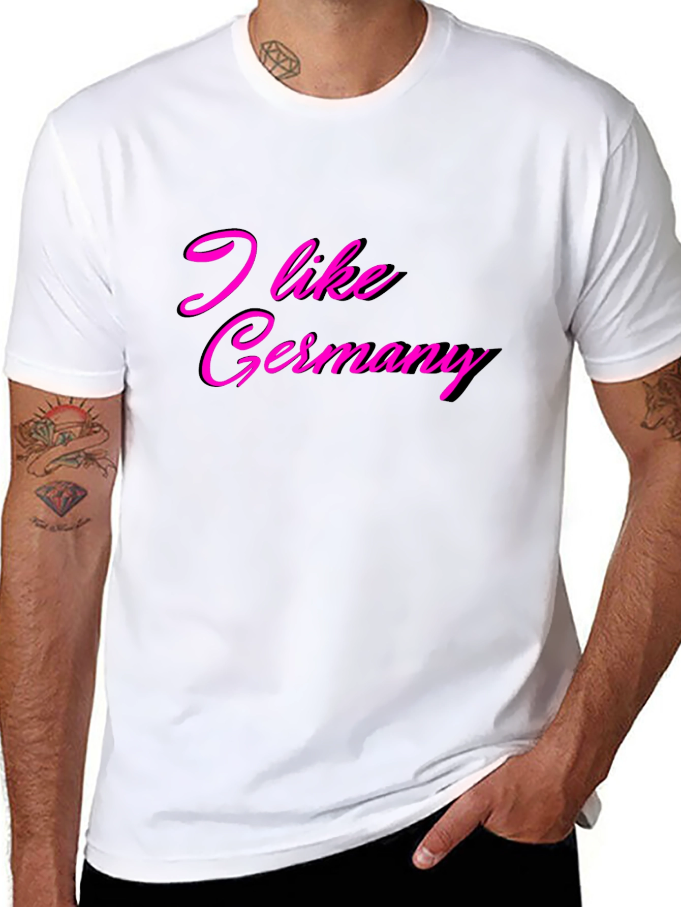 I Like Germany Graphic T-Shirt - Soft Cotton Tee