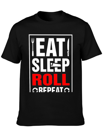 Eat Sleep Roll Repeat T-Shirt