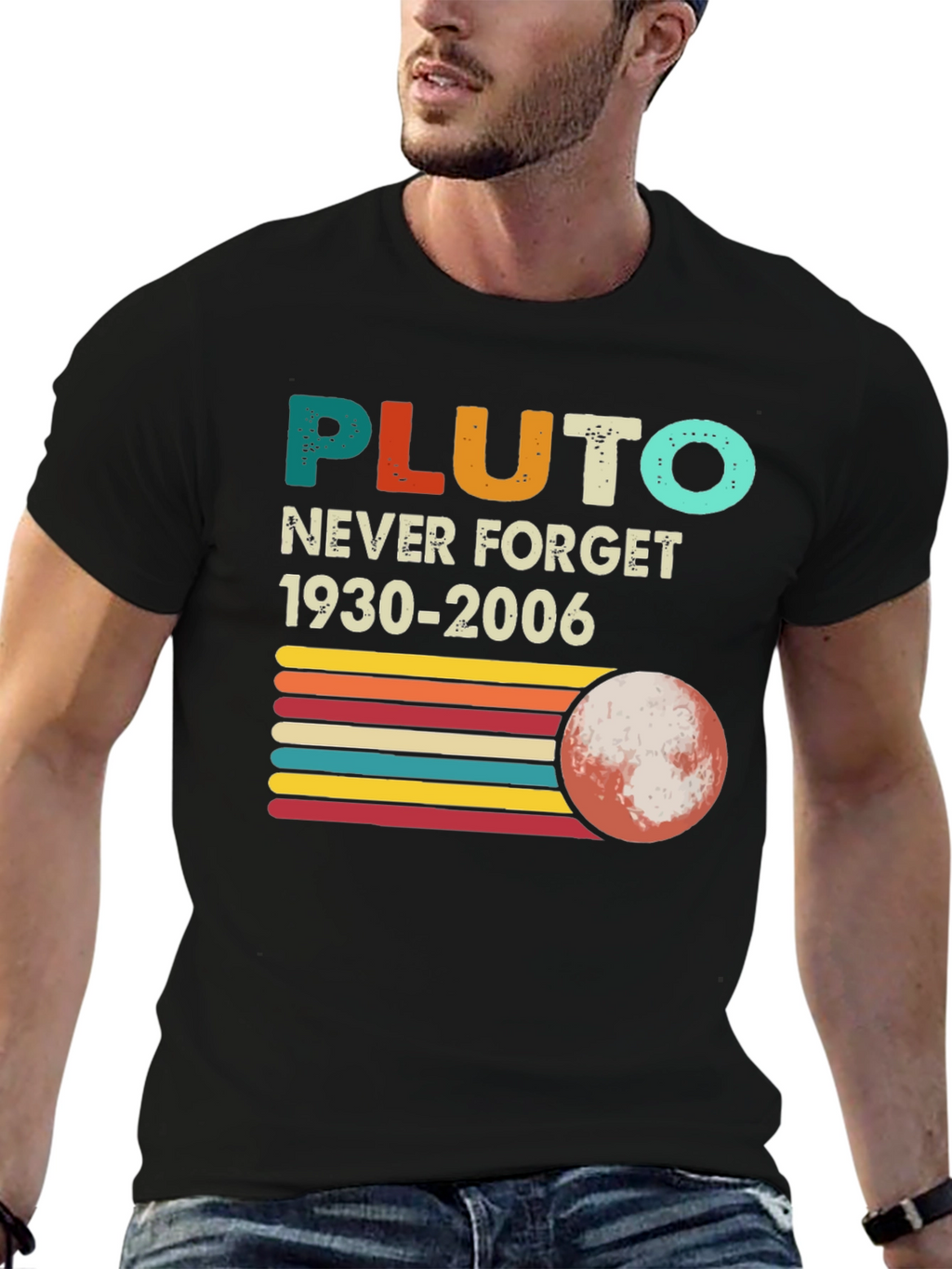 Retro Pluto Never Forget T-Shirt