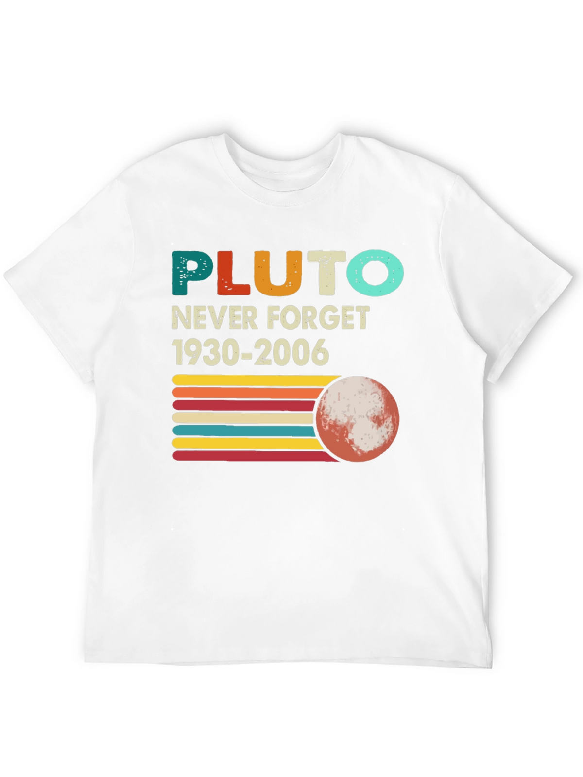 Retro Pluto Never Forget T-Shirt