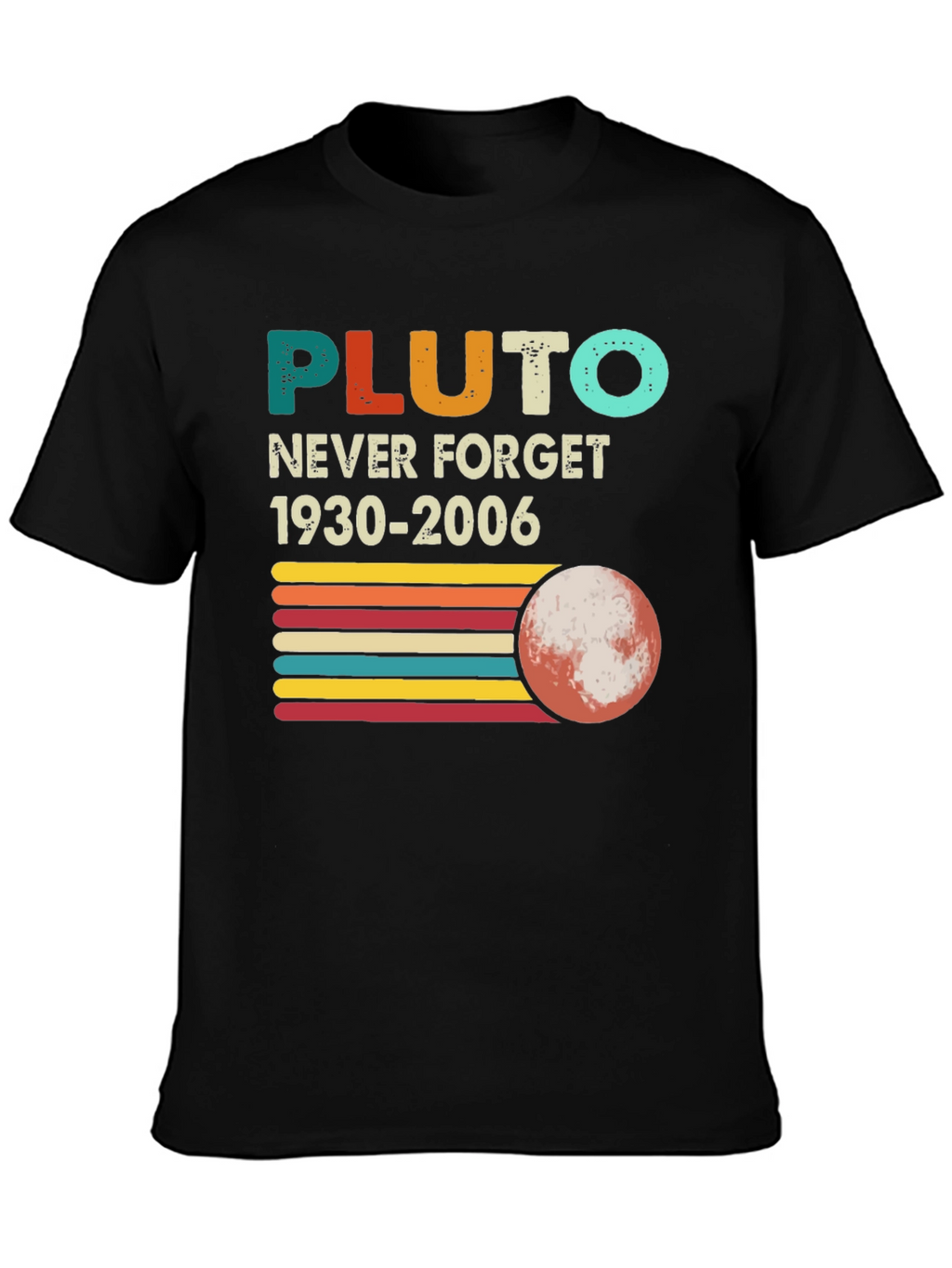 Retro Pluto Never Forget T-Shirt
