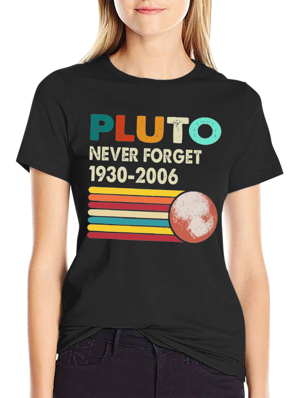 Retro Pluto Never Forget T-Shirt