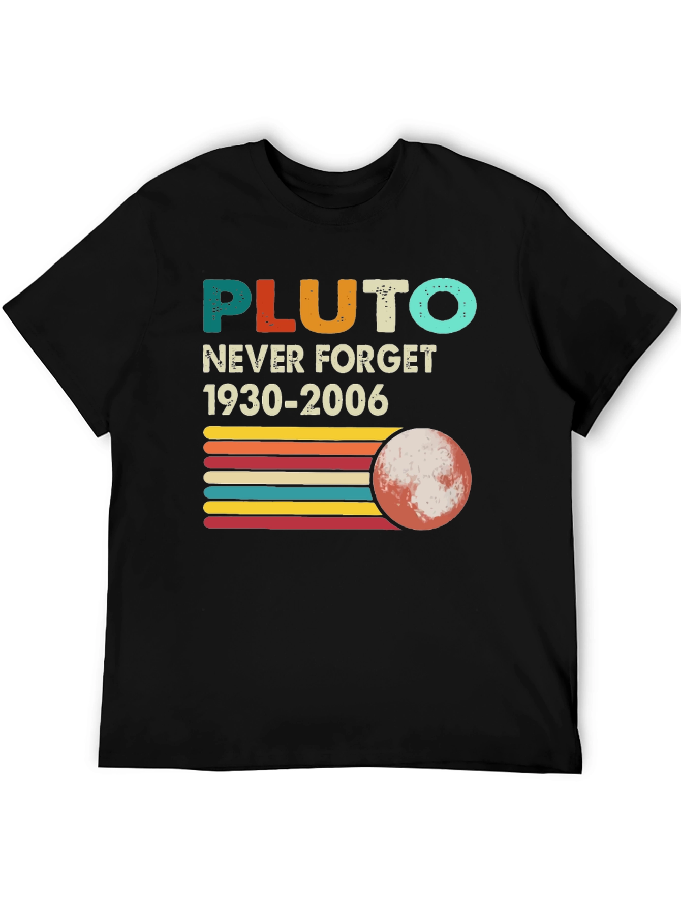 Retro Pluto Never Forget T-Shirt