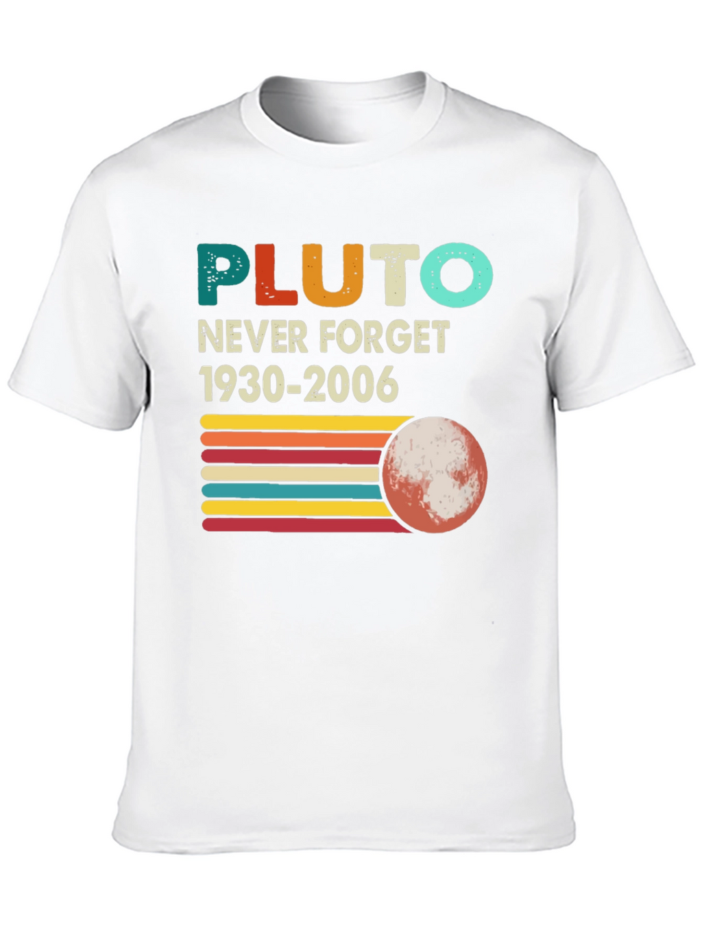 Retro Pluto Never Forget T-Shirt