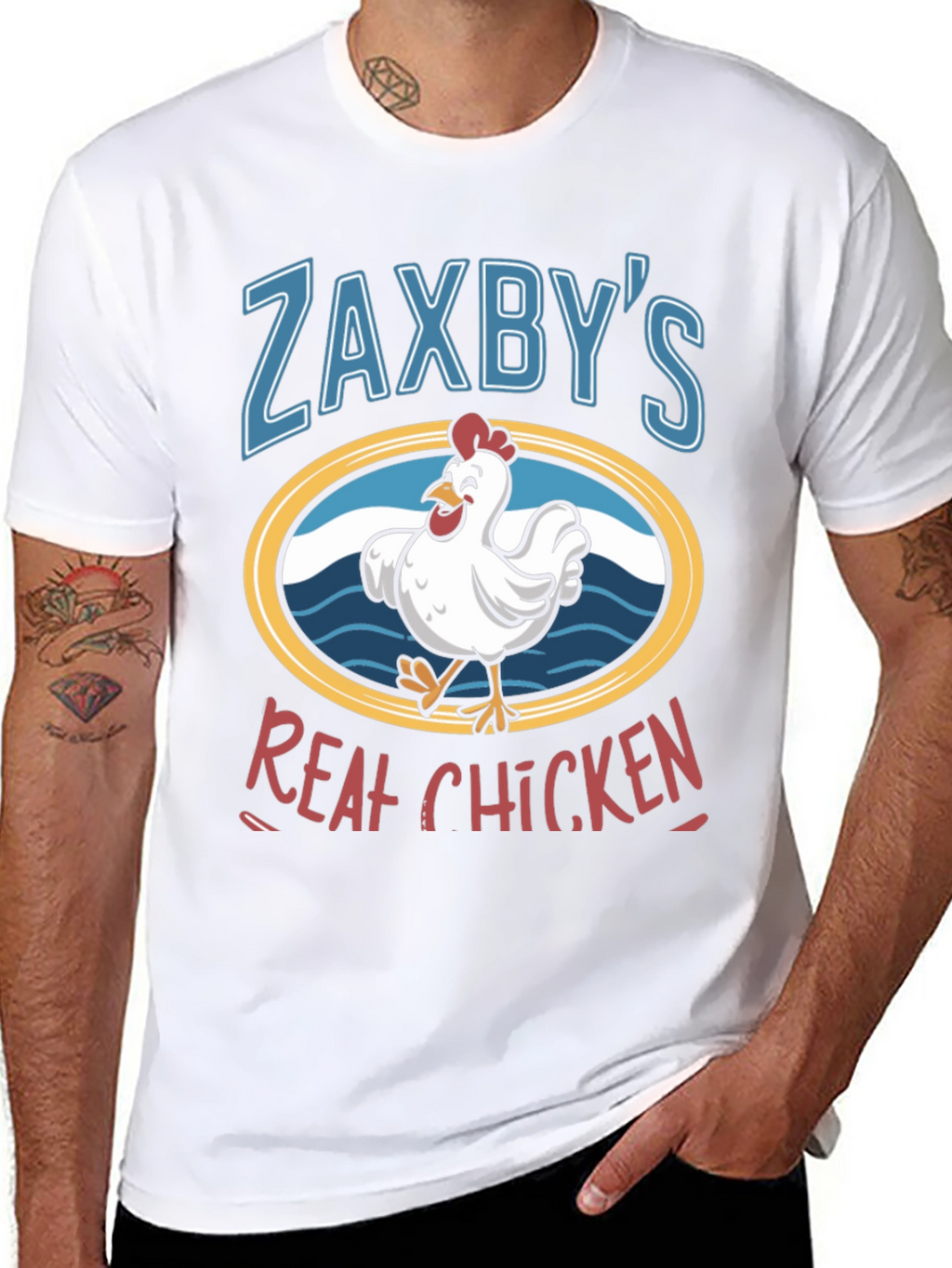 Zaxbys Real Chicken Graphic T-Shirt