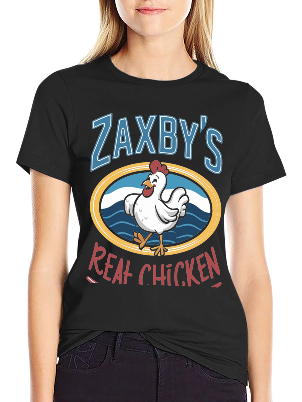 Zaxbys Real Chicken Graphic T-Shirt