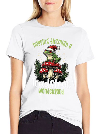 Hopping Toadstool Wonderland T-Shirt