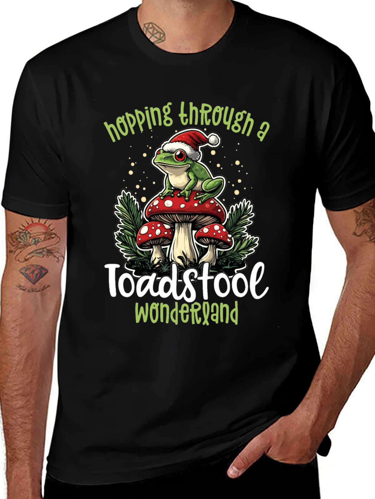 Hopping Toadstool Wonderland T-Shirt