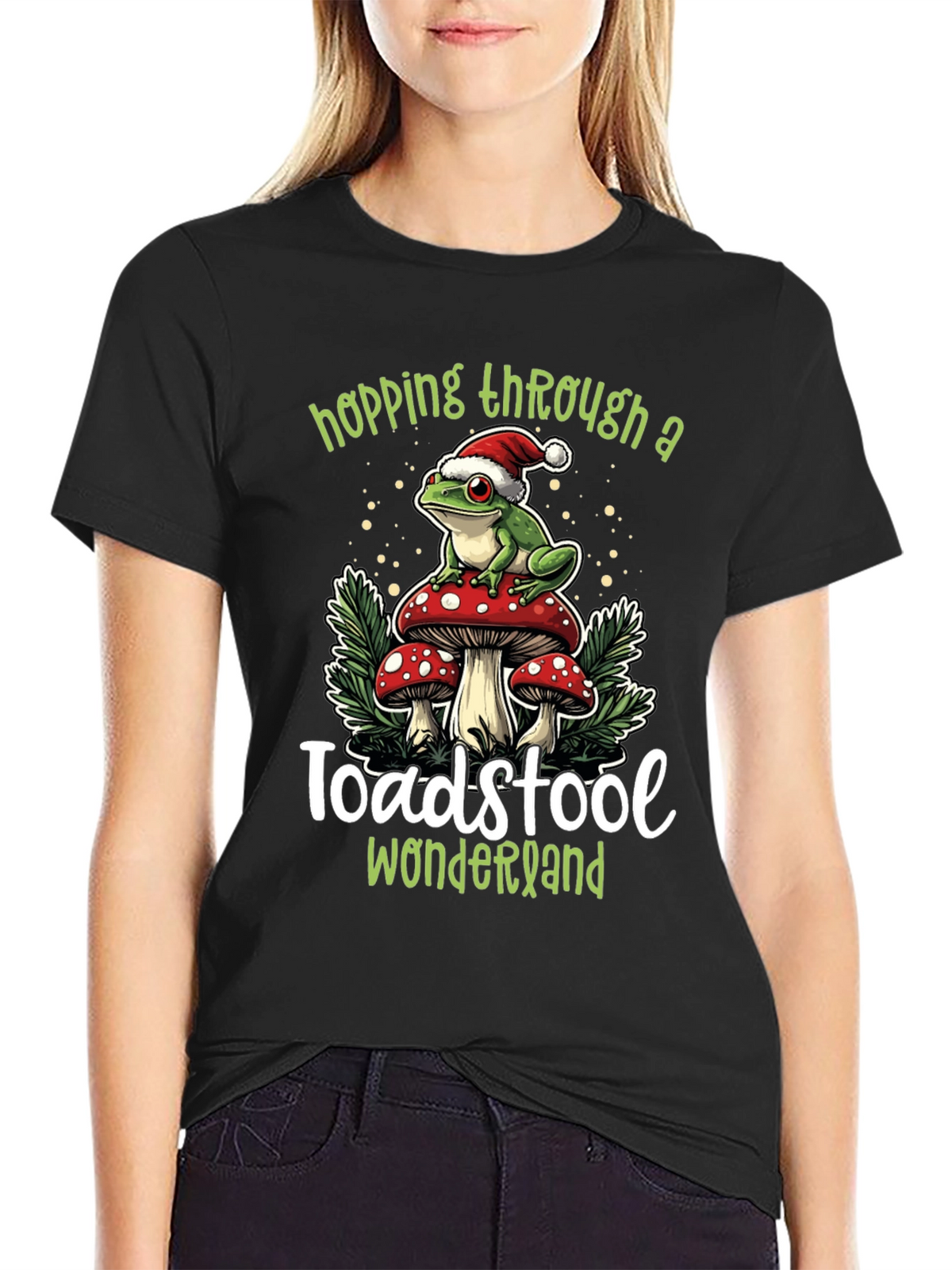Hopping Toadstool Wonderland T-Shirt