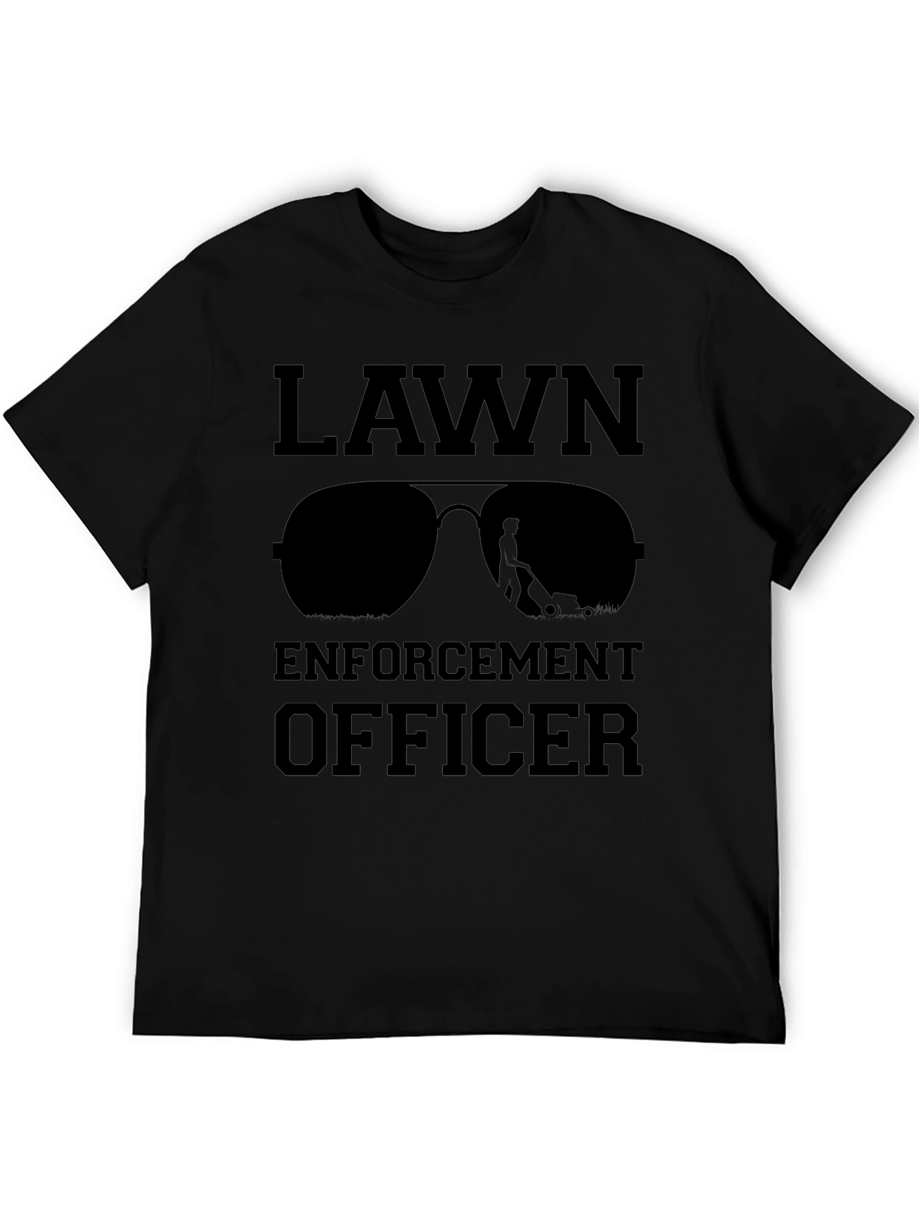 Lawn Enforcement Officer Graphic Tee