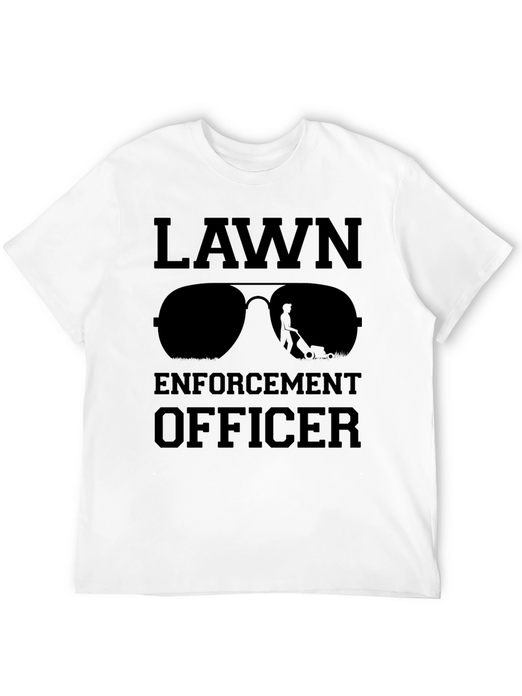 Lawn Enforcement Officer Graphic Tee
