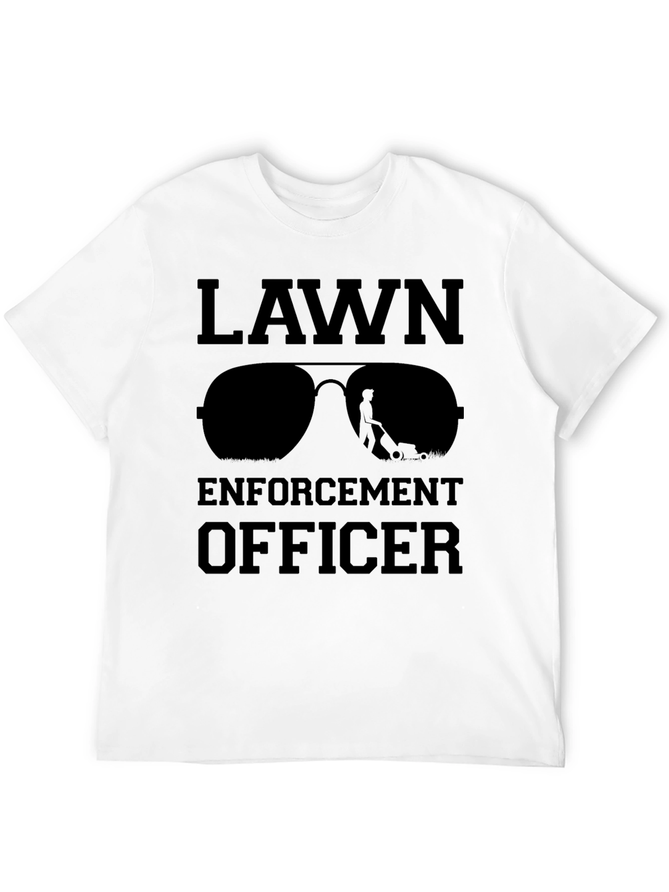 Lawn Enforcement Officer Graphic Tee