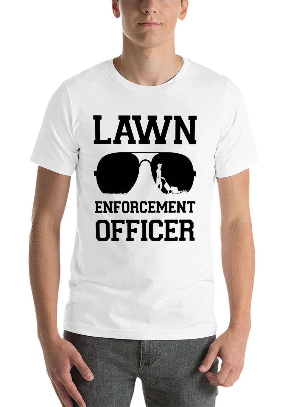 Lawn Enforcement Officer Graphic Tee