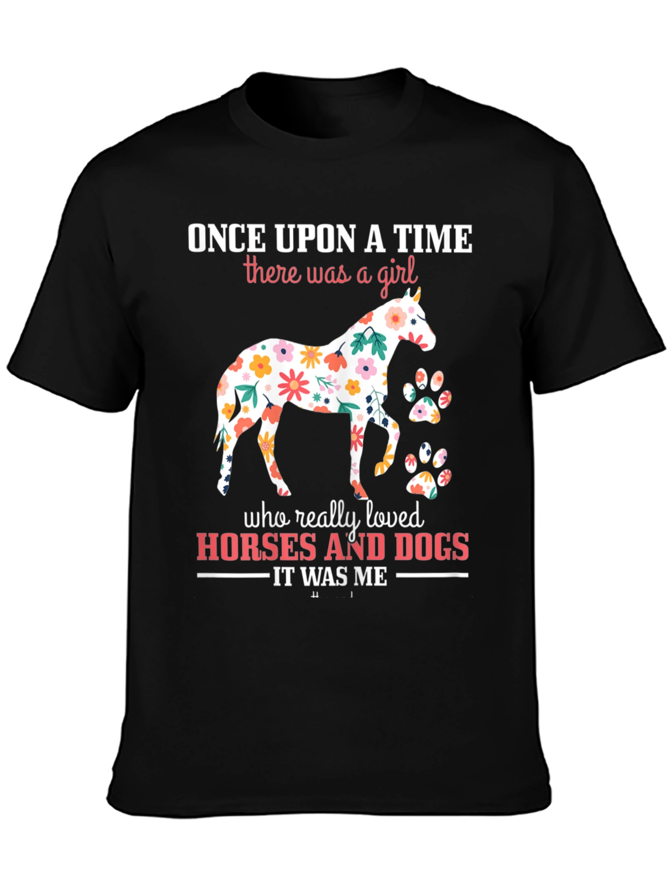 Horse & Dog Lover T-Shirt - Once Upon a Time Girl