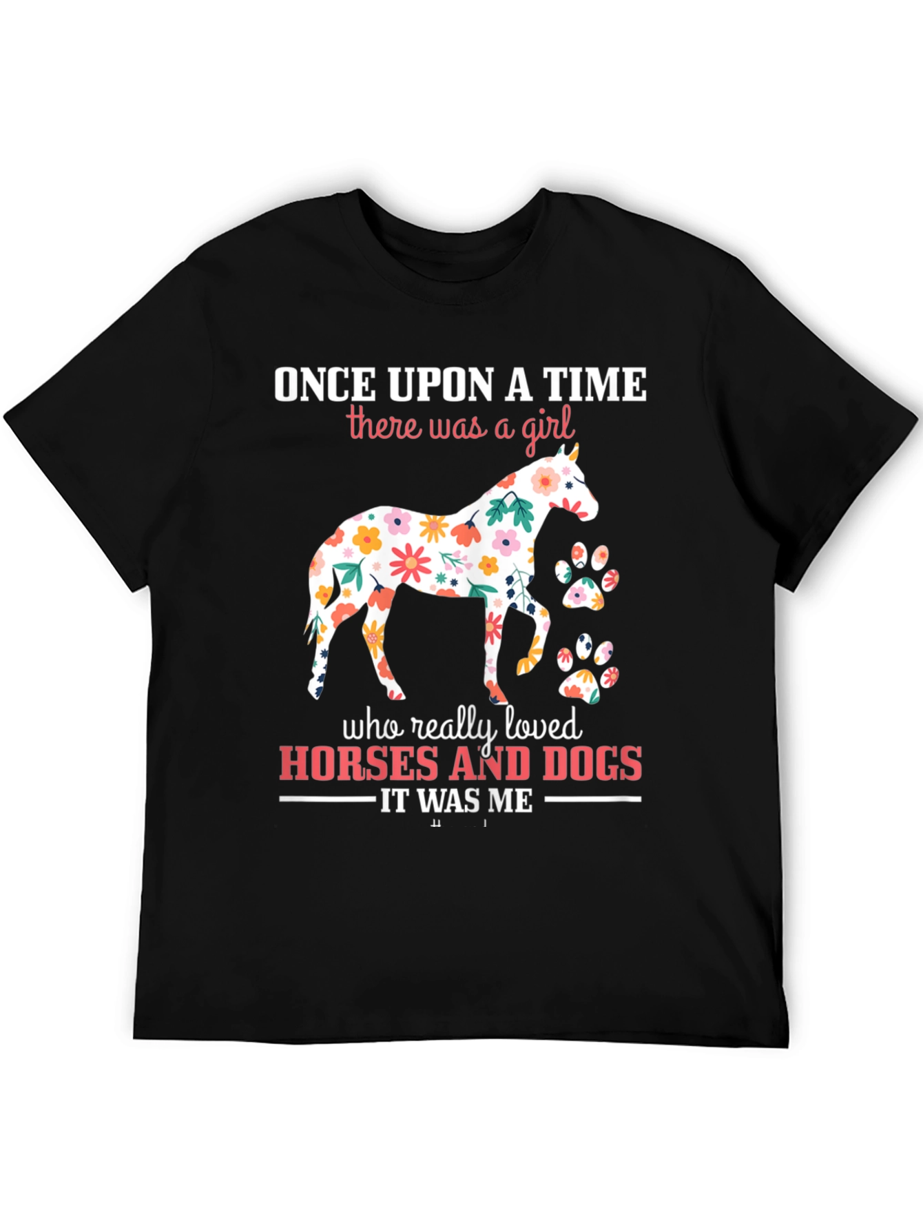 Horse & Dog Lover T-Shirt - Once Upon a Time Girl