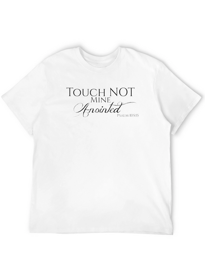 Touch Not Mine Anointed Black T-Shirt