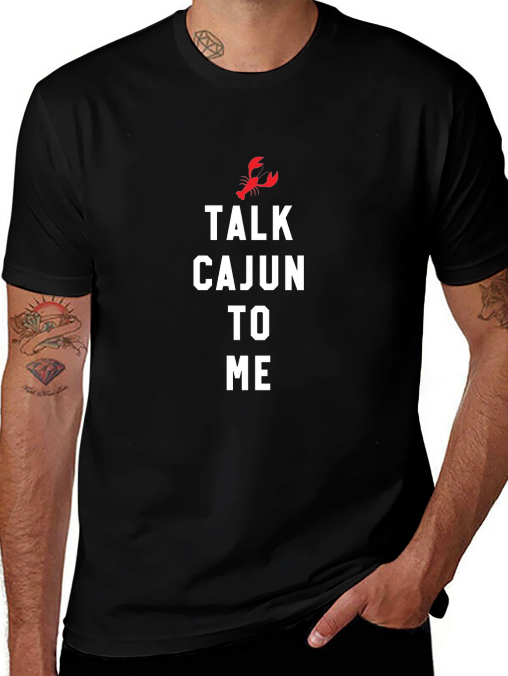 Talk Cajun To Me T-Shirt - Black