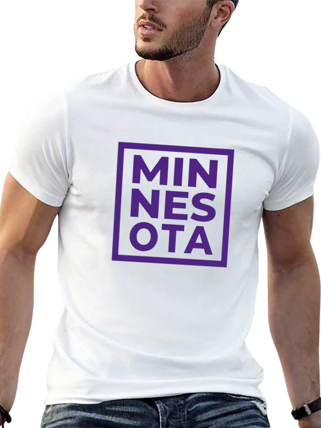 Minnesota Graphic Tee - Black Short Sleeve T-Shirt