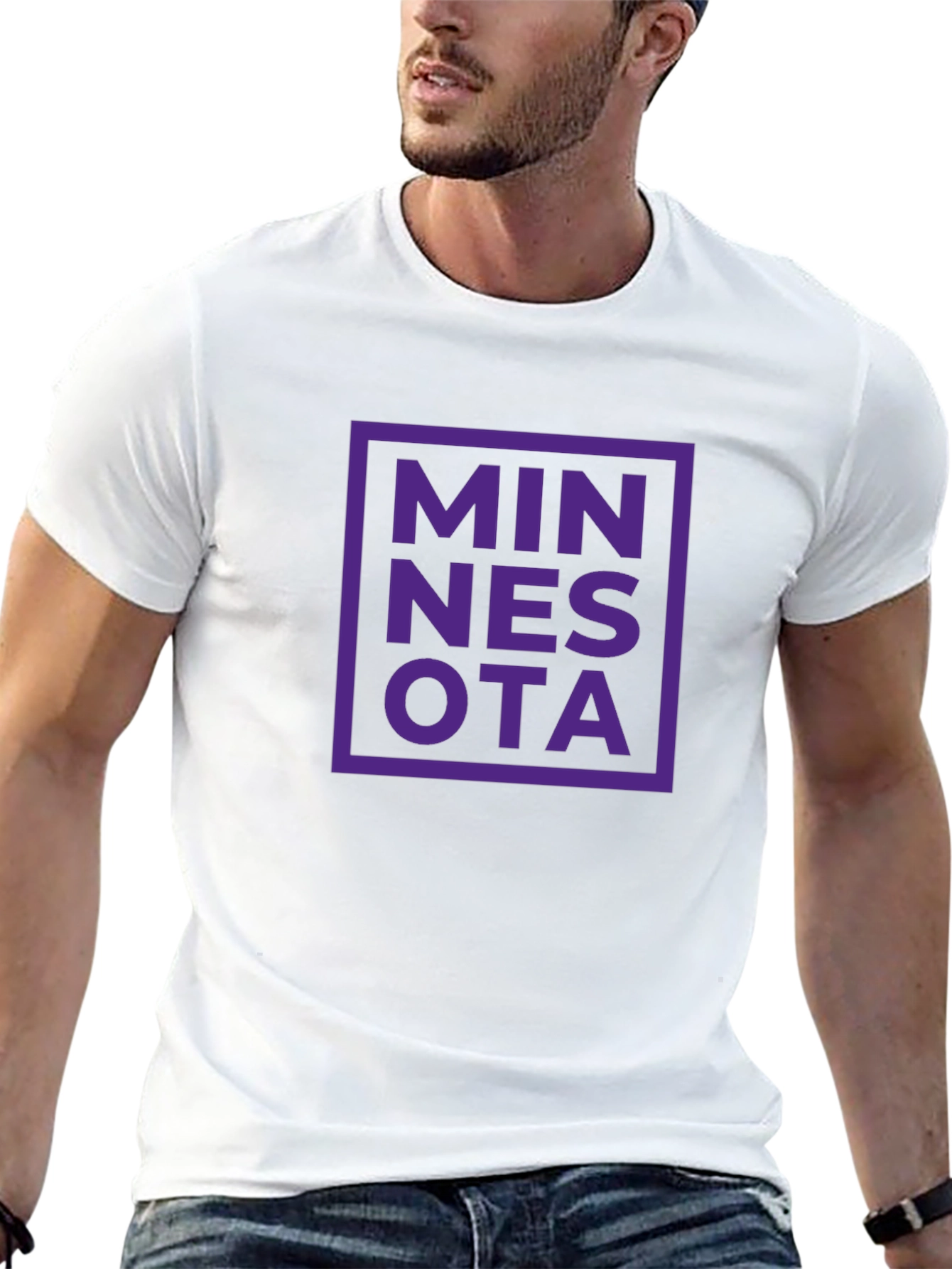Minnesota Graphic Tee - Black Short Sleeve T-Shirt