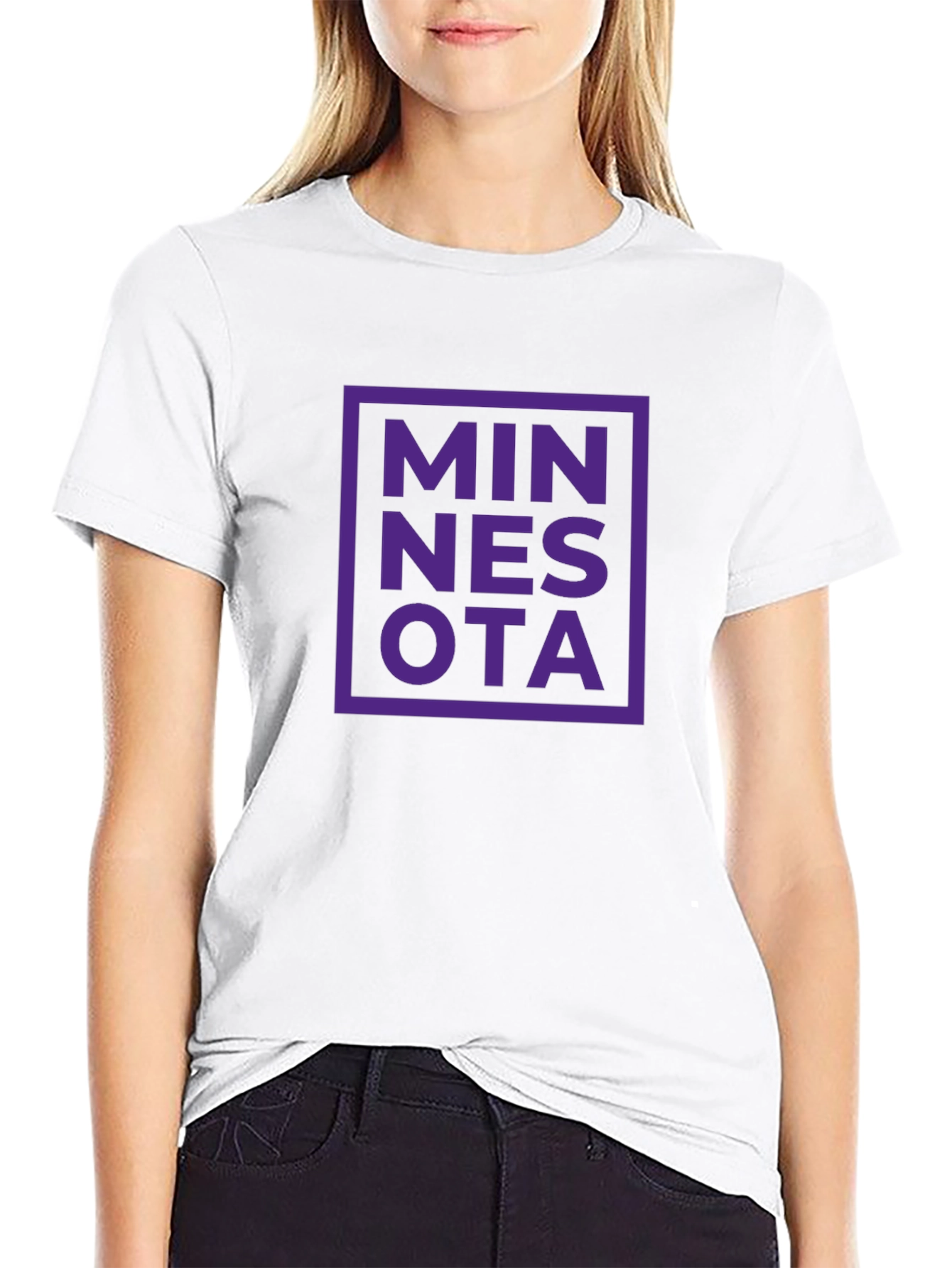 Minnesota Graphic Tee - Black Short Sleeve T-Shirt