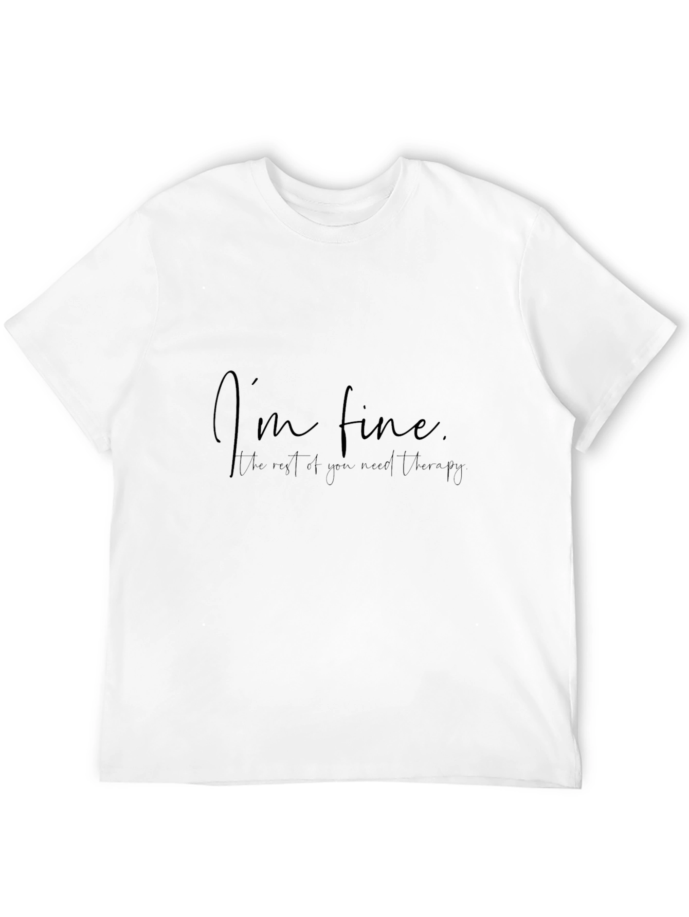 Im Fine T-Shirt - Unisex Black Tee