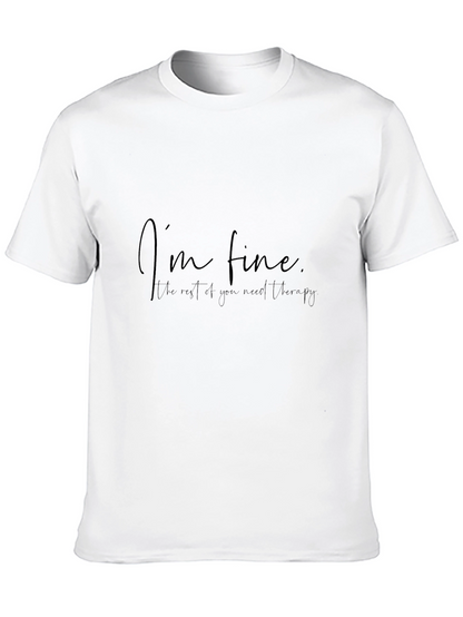 Im Fine T-Shirt - Unisex Black Tee