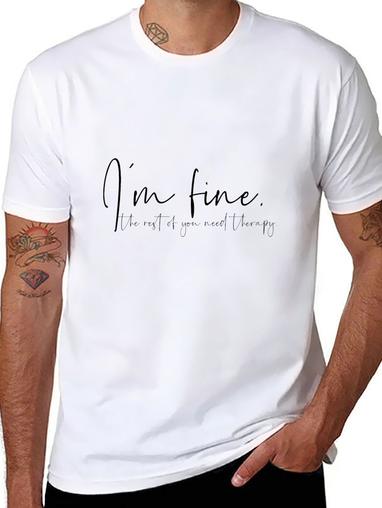 Im Fine T-Shirt - Unisex Black Tee