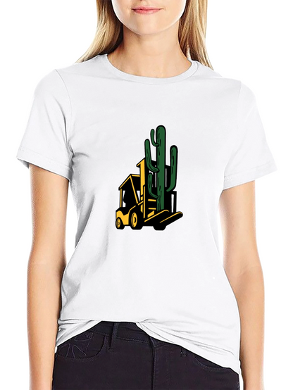 Cactus Forklift Graphic Tee